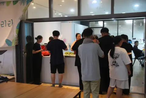 경상도 TT(양산베들레헴 교회) 1일차 사진[도착후 준비과정,집회준비,식사] 이미지 25