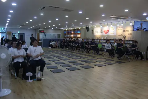 경상도 TT(양산베들레헴 교회) 1일차 사진[도착후 준비과정,집회준비,식사] 이미지 33