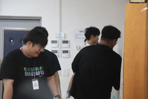 경상도 TT(양산베들레헴 교회) 1일차 사진[도착후 준비과정,집회준비,식사] 이미지 22